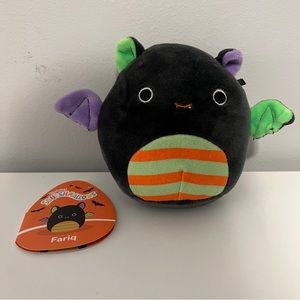 Fariq Squishmallow Bat Striped Vampire Halloween Plush